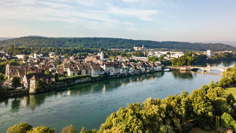 Rheinfelden von oben
