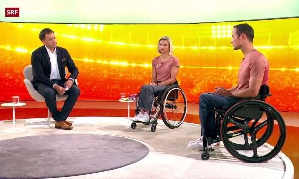 Manuela Schär und Marcel Hug zu Gast im «sportpanorama»