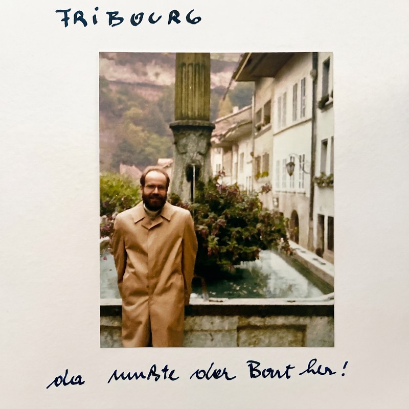 Christoph Schönborn als junger Professor in Freiburg im Üechtland.