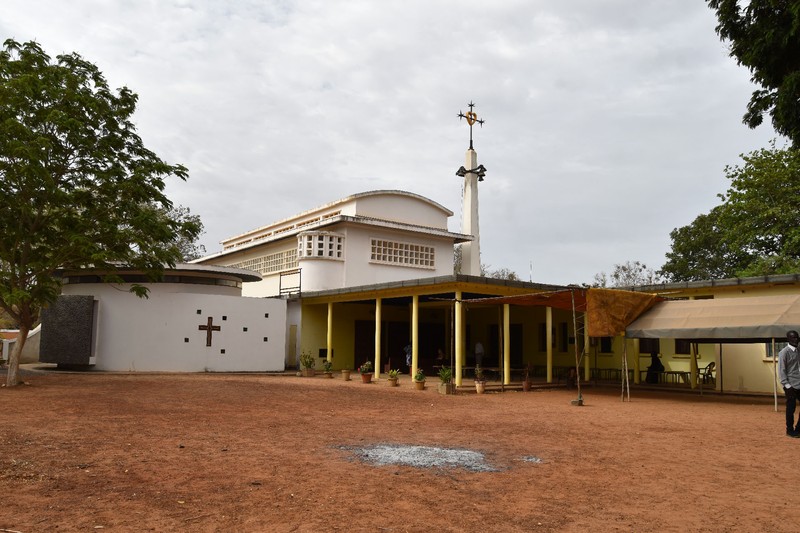 Der Eingang zum Kloster Keur Moussa