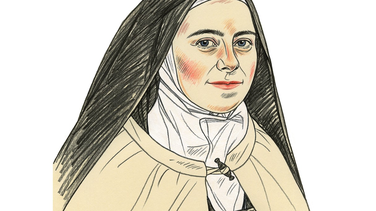 Porträtzeichnung von Thérèse von Lisieux