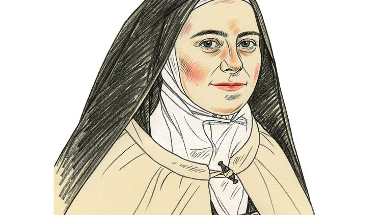 Porträtzeichnung von Thérèse von Lisieux